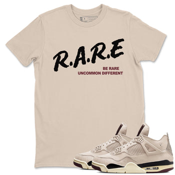 4s A Ma Maniere x Fossil Stone shirts to match jordans Be Rare Uncommon Different sneaker match tees 4s A Ma Maniere x Fossil Stone match shoes to clothes SNRT Sneaker Tees unisex cotton Sand 1 shirts