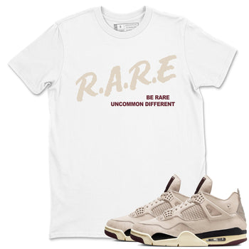 4s A Ma Maniere x Fossil Stone shirts to match jordans Be Rare Uncommon Different sneaker match tees 4s A Ma Maniere x Fossil Stone match shoes to clothes SNRT Sneaker Tees unisex cotton White 1 shirts