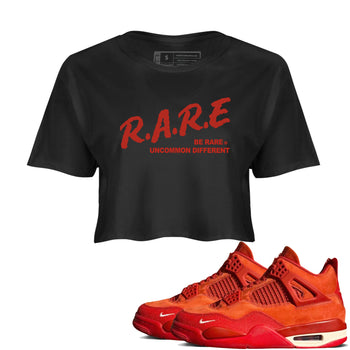 4s Brick By Brick best t shirts to wear with jordans Be Rare Uncommon Different sneaker match tees Nigel Sylvester x Air Jordan 4 Brick by Brick match shoes to clothes SNRT Sneaker Tees unisex cotton Black 1 crop tee