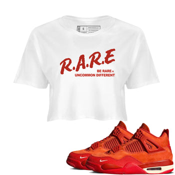 4s Brick By Brick best t shirts to wear with jordans Be Rare Uncommon Different sneaker match tees Nigel Sylvester x Air Jordan 4 Brick by Brick match shoes to clothes SNRT Sneaker Tees unisex cotton White 1 crop tee