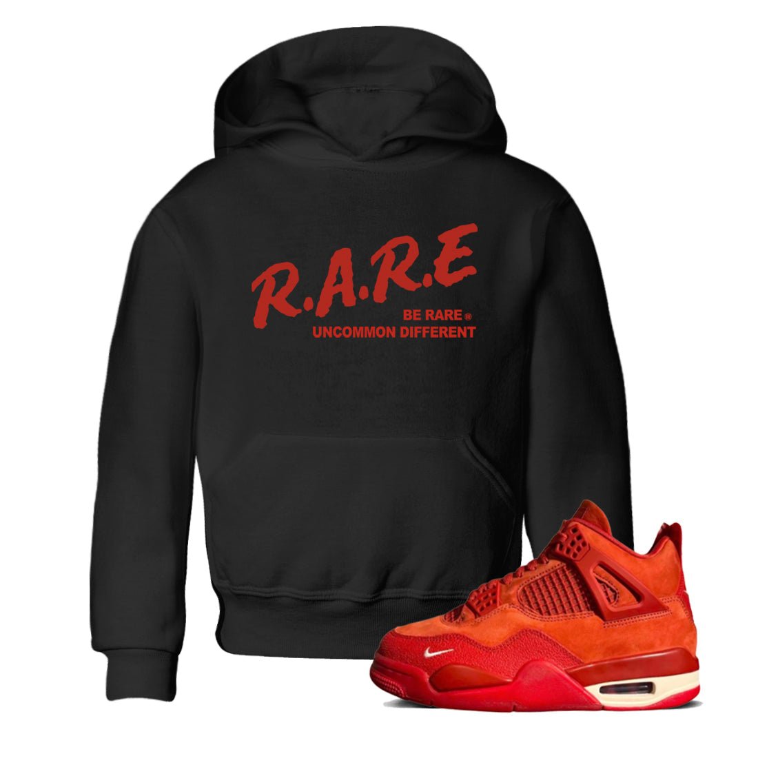 4s Brick By Brick best t shirts to wear with jordans Be Rare Uncommon Different sneaker match tees Nigel Sylvester x Air Jordan 4 Brick by Brick match shoes to clothes SNRT Sneaker Tees Youth Baby Black 1 tee