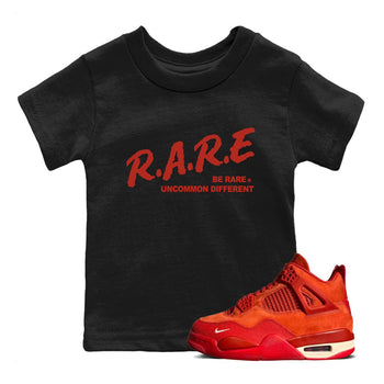 4s Brick By Brick best t shirts to wear with jordans Be Rare Uncommon Different sneaker match tees Nigel Sylvester x Air Jordan 4 Brick by Brick match shoes to clothes SNRT Sneaker Tees Youth Baby Black 1 tee