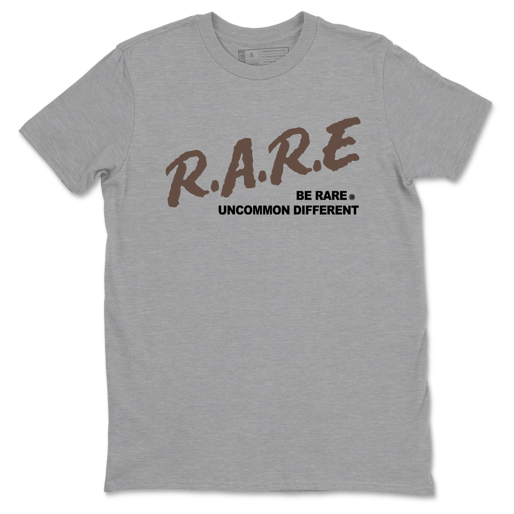 Sneaker match tees – Streetwear Graphic Tees Air Jordan 4 Cave Stone Sneakers – Be Rare Uncommon Different Graphic Tee Heather Grey 2