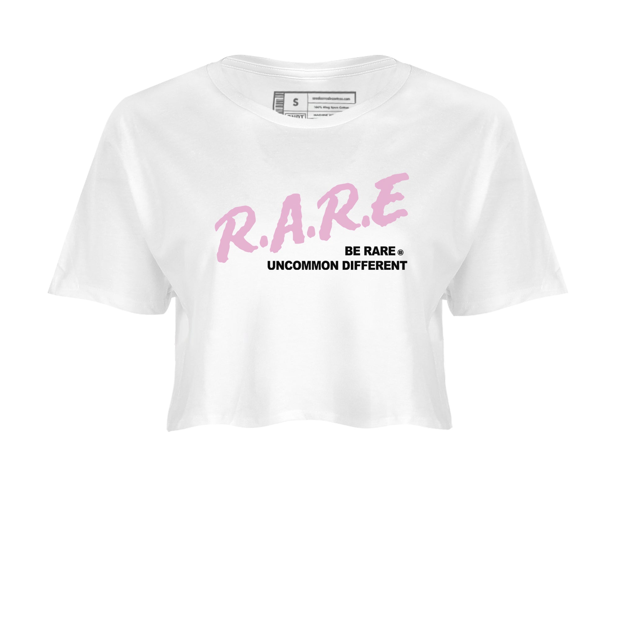 4s Retro Orchid shirts to match jordans Be Rare Uncommon Different sneaker match tees Air Jordan 4 WMNS Orchid match shoes to clothes SNRT Sneaker Tees unisex cotton White 2 crop tee