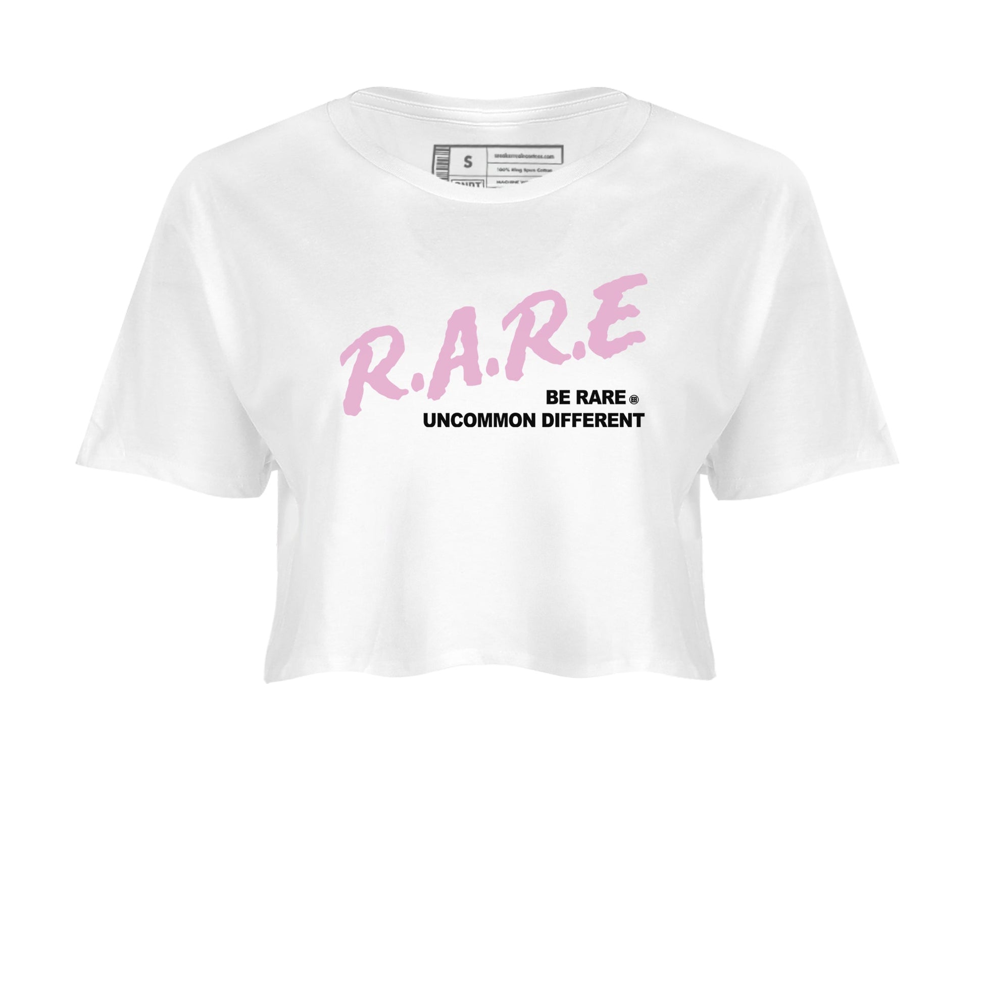 4s Retro Orchid shirts to match jordans Be Rare Uncommon Different sneaker match tees Air Jordan 4 WMNS Orchid match shoes to clothes SNRT Sneaker Tees unisex cotton White 2 crop tee