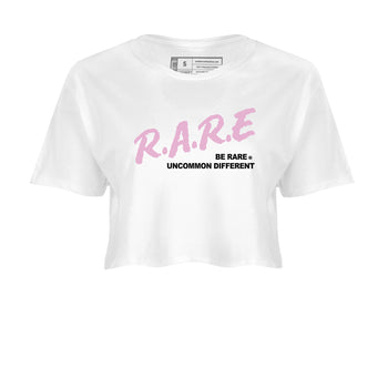 4s Retro Orchid shirts to match jordans Be Rare Uncommon Different sneaker match tees Air Jordan 4 WMNS Orchid match shoes to clothes SNRT Sneaker Tees unisex cotton White 2 crop tee