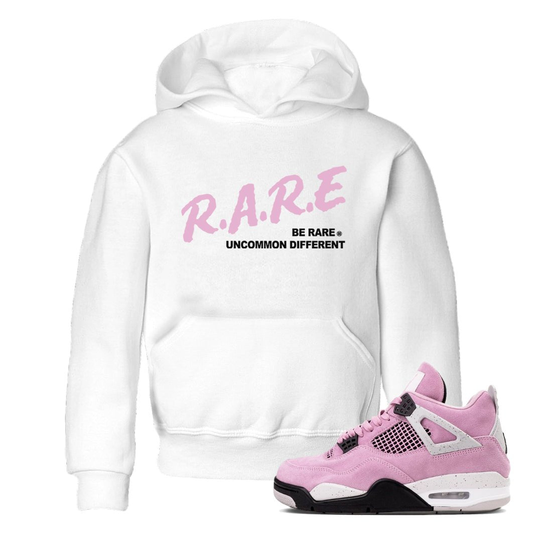4s Retro Orchid shirts to match jordans Be Rare Uncommon Different sneaker match tees Air Jordan 4 WMNS Orchid match shoes to clothes SNRT Sneaker Tees Youth Baby White 1 tee