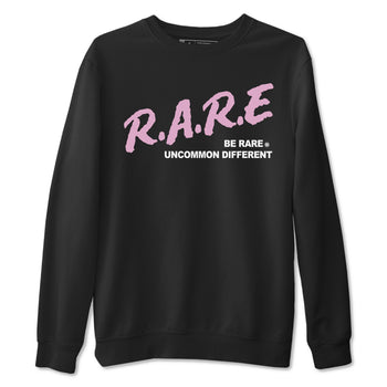 4s Retro Orchid shirts to match jordans Be Rare Uncommon Different sneaker match tees Air Jordan 4 WMNS Orchid match shoes to clothes SNRT Sneaker Tees unisex cotton Black 2 shirts