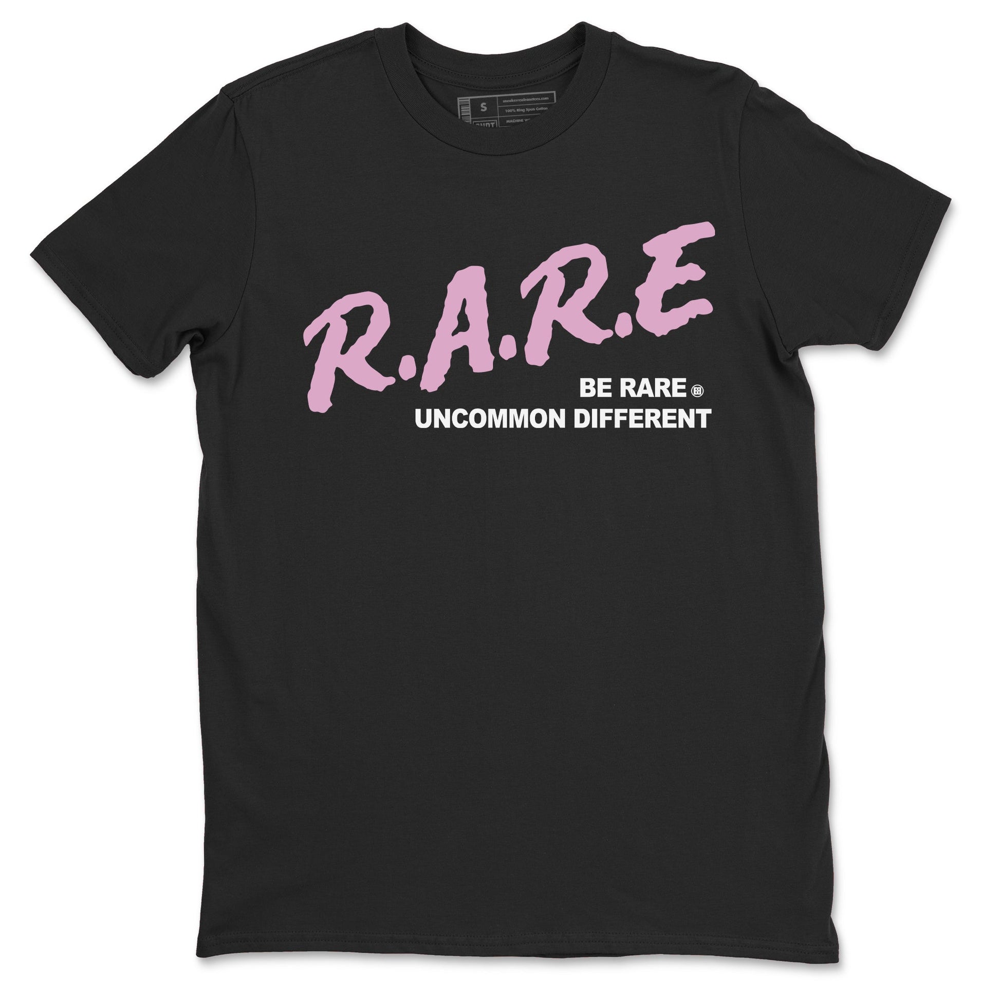 4s Retro Orchid shirts to match jordans Be Rare Uncommon Different sneaker match tees Air Jordan 4 WMNS Orchid match shoes to clothes SNRT Sneaker Tees unisex cotton Black 2 shirts