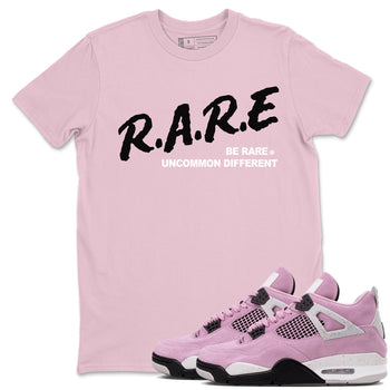 4s Retro Orchid shirts to match jordans Be Rare Uncommon Different sneaker match tees Air Jordan 4 WMNS Orchid match shoes to clothes SNRT Sneaker Tees unisex cotton Pink 1 shirts