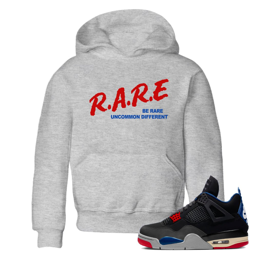 4s Rare Air shirts to match jordans Be Rare Uncommon Different sneaker match tees Air Jordan 4 Rare Air match shoes to clothes SNRT Sneaker Tees Youth Baby Heather Grey 1 tee
