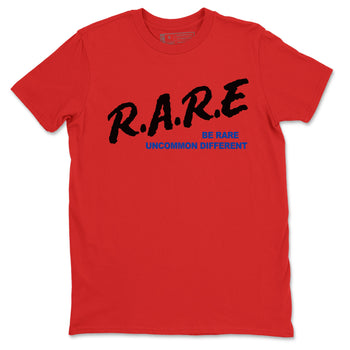 4s Rare Air shirts to match jordans Be Rare Uncommon Different sneaker match tees Air Jordan 4 Rare Air match shoes to clothes SNRT Sneaker Tees unisex cotton Red 2 shirts