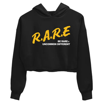 Sneaker match tees – Sneaker Tees To Match Jordan 5 Varsity Maize and Wolf Grey Shoes – Be Rare Uncommon Different Crop T-Shirt Black 2