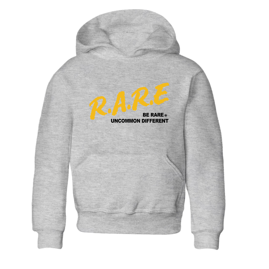 Sneaker match tees – Sneaker Tees To Match Jordan 5 Varsity Maize and Wolf Grey Shoes – Be Rare Uncommon Different Kids T-Shirt Heather Grey 2