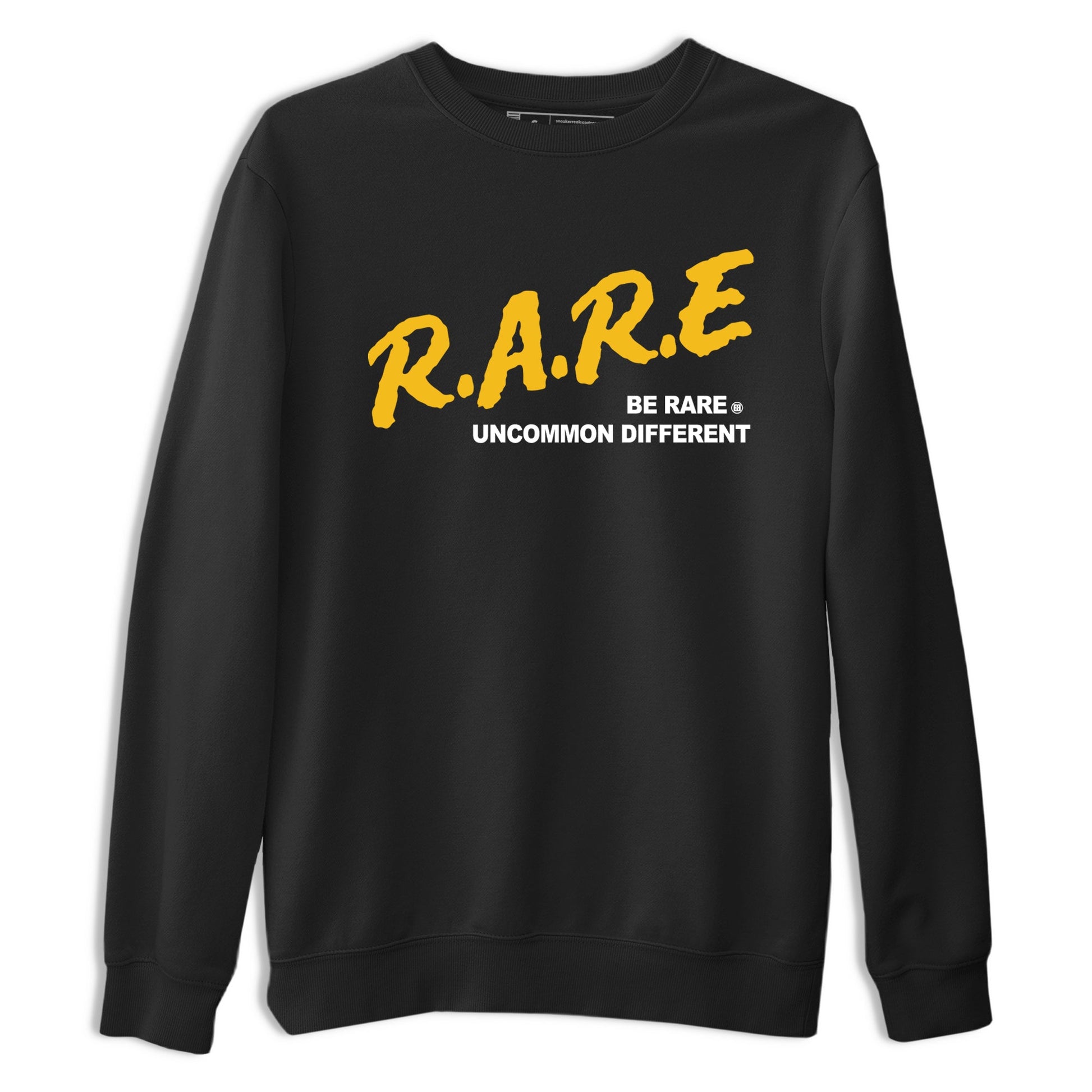 Sneaker match tees – Sneaker Tees To Match Jordan 5 Varsity Maize and Wolf Grey Shoes – Be Rare Uncommon Different Tee Black 2