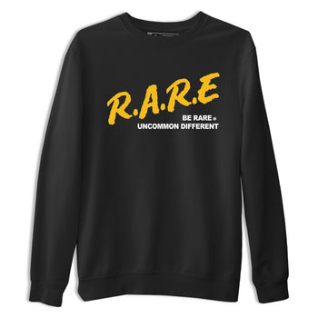 Sneaker match tees – Sneaker Tees To Match Jordan 5 Varsity Maize and Wolf Grey Shoes – Be Rare Uncommon Different Tee Black 2