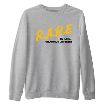 Sneaker match tees – Sneaker Tees To Match Jordan 5 Varsity Maize and Wolf Grey Shoes – Be Rare Uncommon Different Tee Heather Grey 2