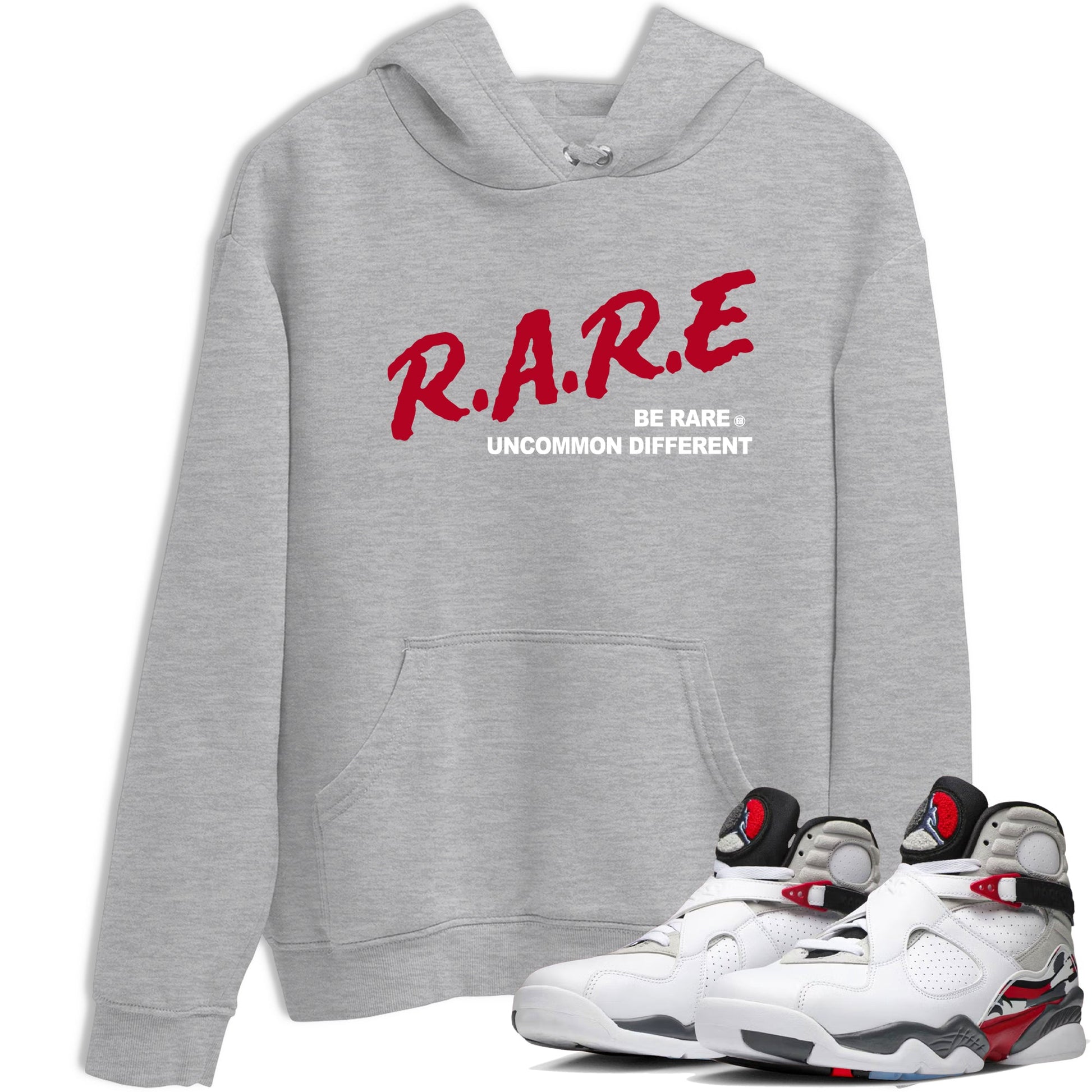 Sneaker Threads – Sneaker Tees To Match Air Jordan 8 Bunny – Be Rare Uncommon Different Graphic Tee Heather Grey 1. Perfect for Jordan releases 2025 colorways.