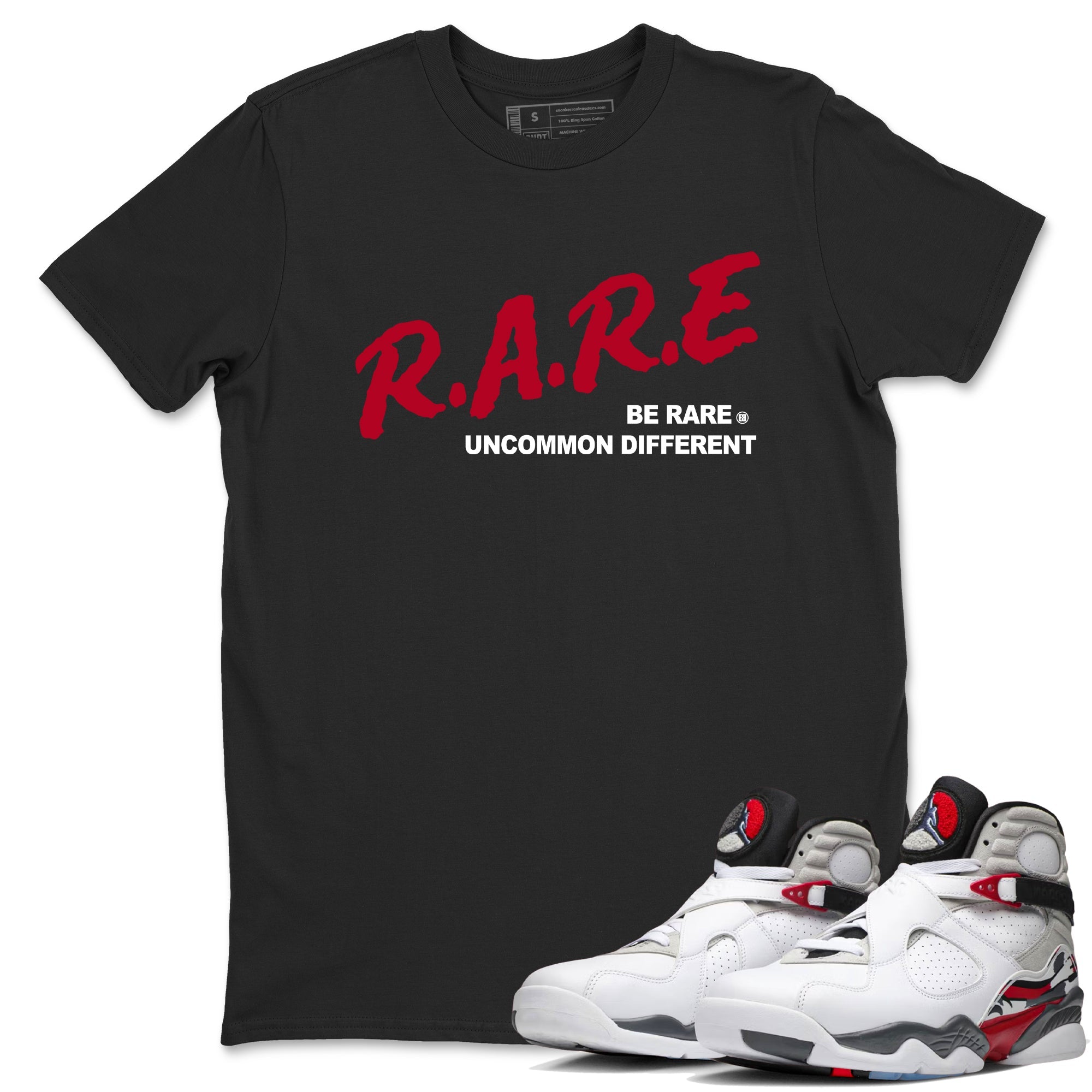 Sneaker Threads – Sneaker Tees To Match Air Jordan 8 Bunny – Be Rare Uncommon Different Graphic Tee Black 1. Perfect for Jordan releases 2025 colorways.