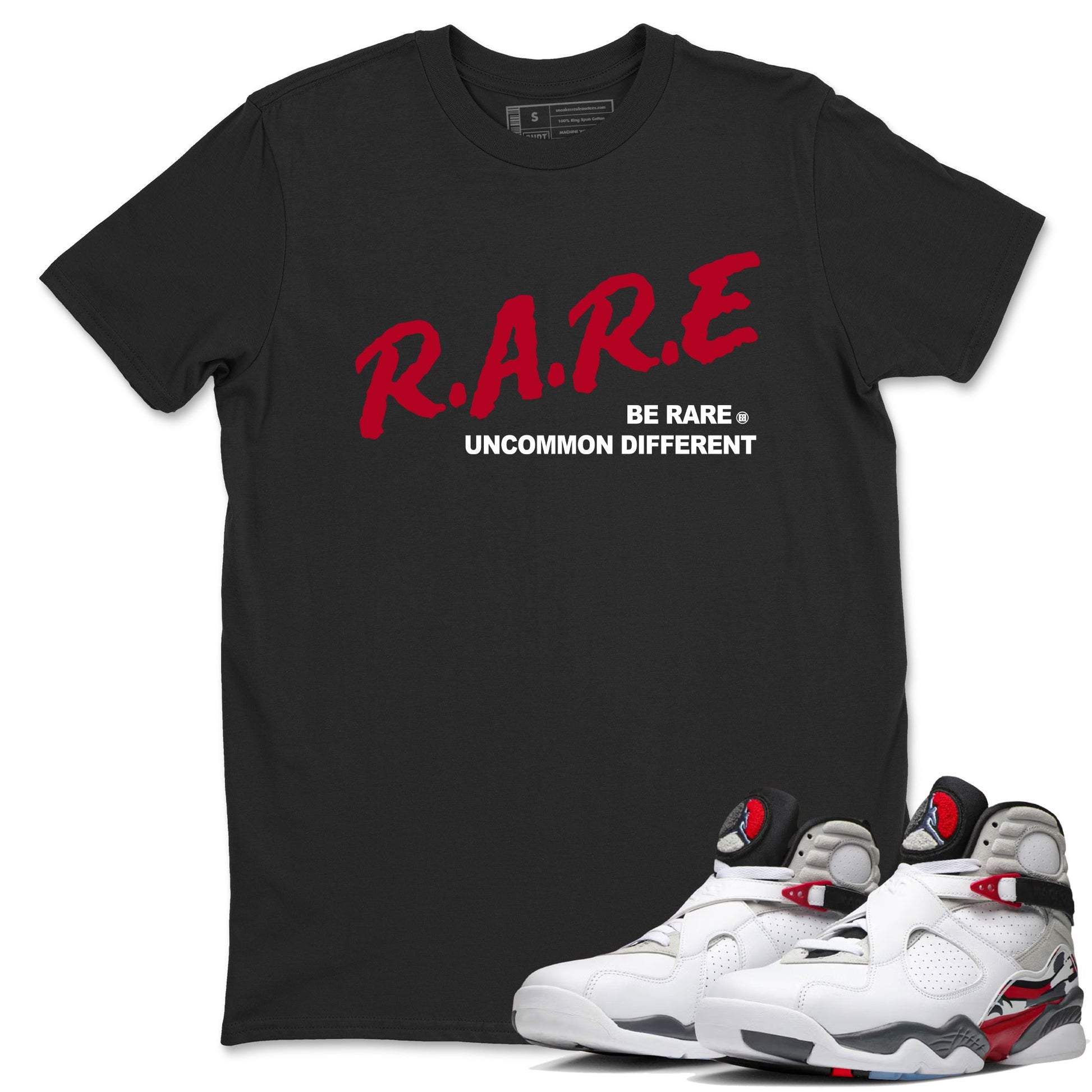 Sneaker Threads – Sneaker Tees To Match Air Jordan 8 Bunny – Be Rare Uncommon Different Graphic Tee Black 1. Perfect for Jordan releases 2025 colorways.