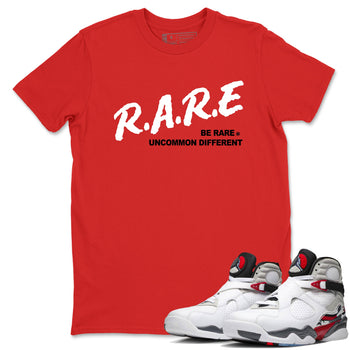 Sneaker Threads – Sneaker Tees To Match Air Jordan 8 Bunny – Be Rare Uncommon Different Graphic Tee Red 1. Perfect for Jordan releases 2025 colorways.