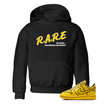Best Christmas gifts for sneakerheads  – Sneaker Tees To Match Dunk Tour Yellow Sneakers – Be Rare Uncommon Different Kids T-Shirt Black 1