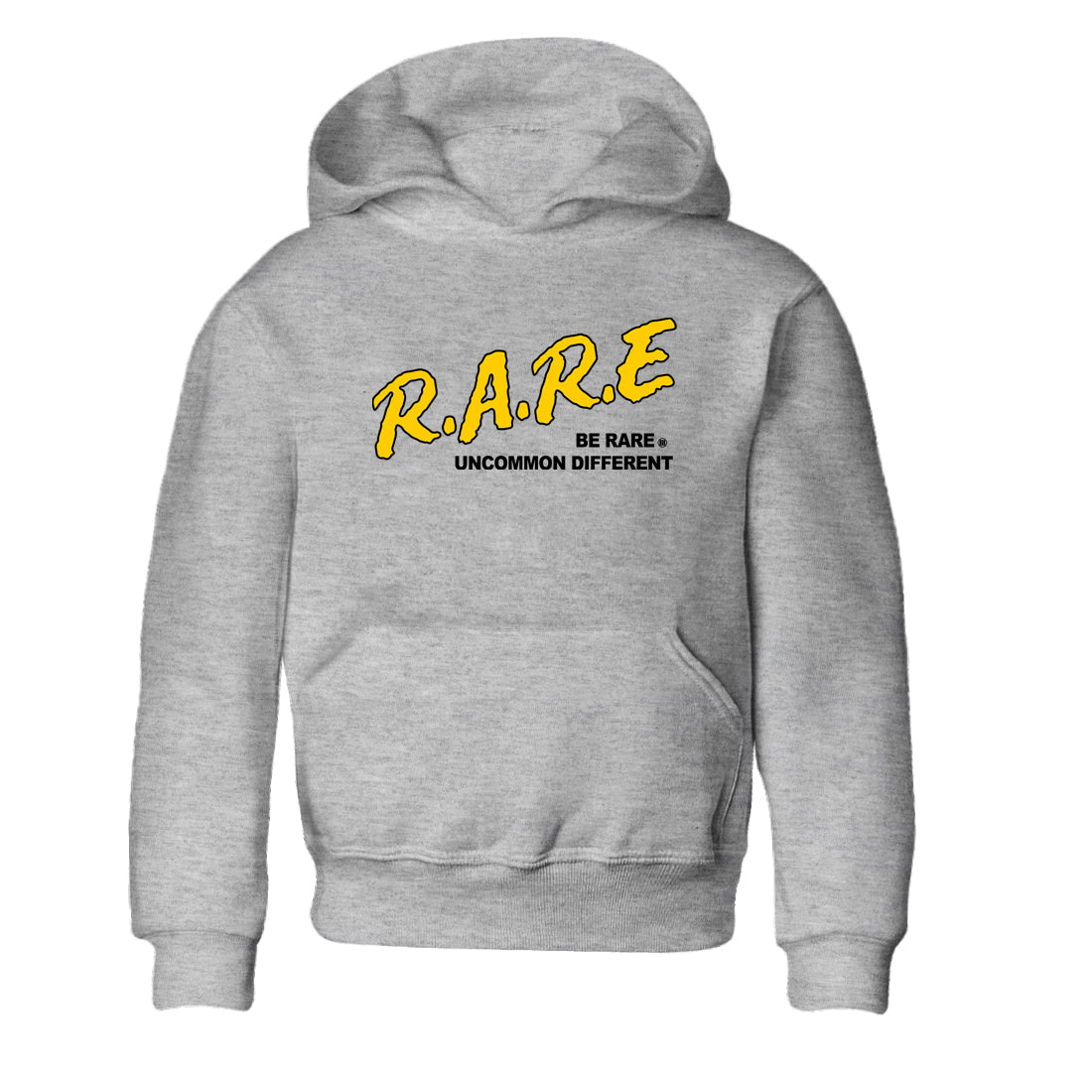 Best Christmas gifts for sneakerheads  – Sneaker Tees To Match Dunk Tour Yellow Sneakers – Be Rare Uncommon Different Kids T-Shirt Heather Grey 2