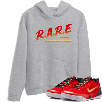Best Christmas gifts for sneakerheads  – Sneaker Tees To Match Nike KB 9 China Sneakers – Be Rare Uncommon Different Graphic Tee Heather Grey 1