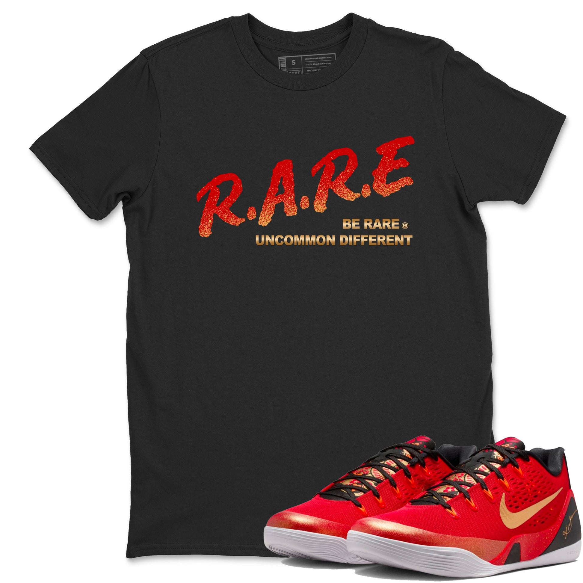 Best Christmas gifts for sneakerheads  – Sneaker Tees To Match Nike KB 9 China Sneakers – Be Rare Uncommon Different Graphic Tee Black 1