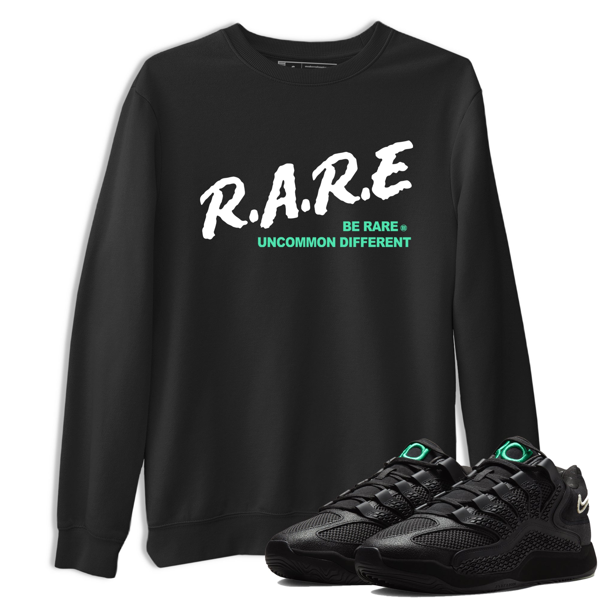 Sneaker Threads – Sneaker Tees To Match Nike KD 18 Black Label – Be Rare Uncommon Different Graphic Tee Black 1. Perfect for Jordan releases 2025 colorways. erfect for Kevin Durant basketball sneaker releases and all-black performance colorways for 2025 hoopers.