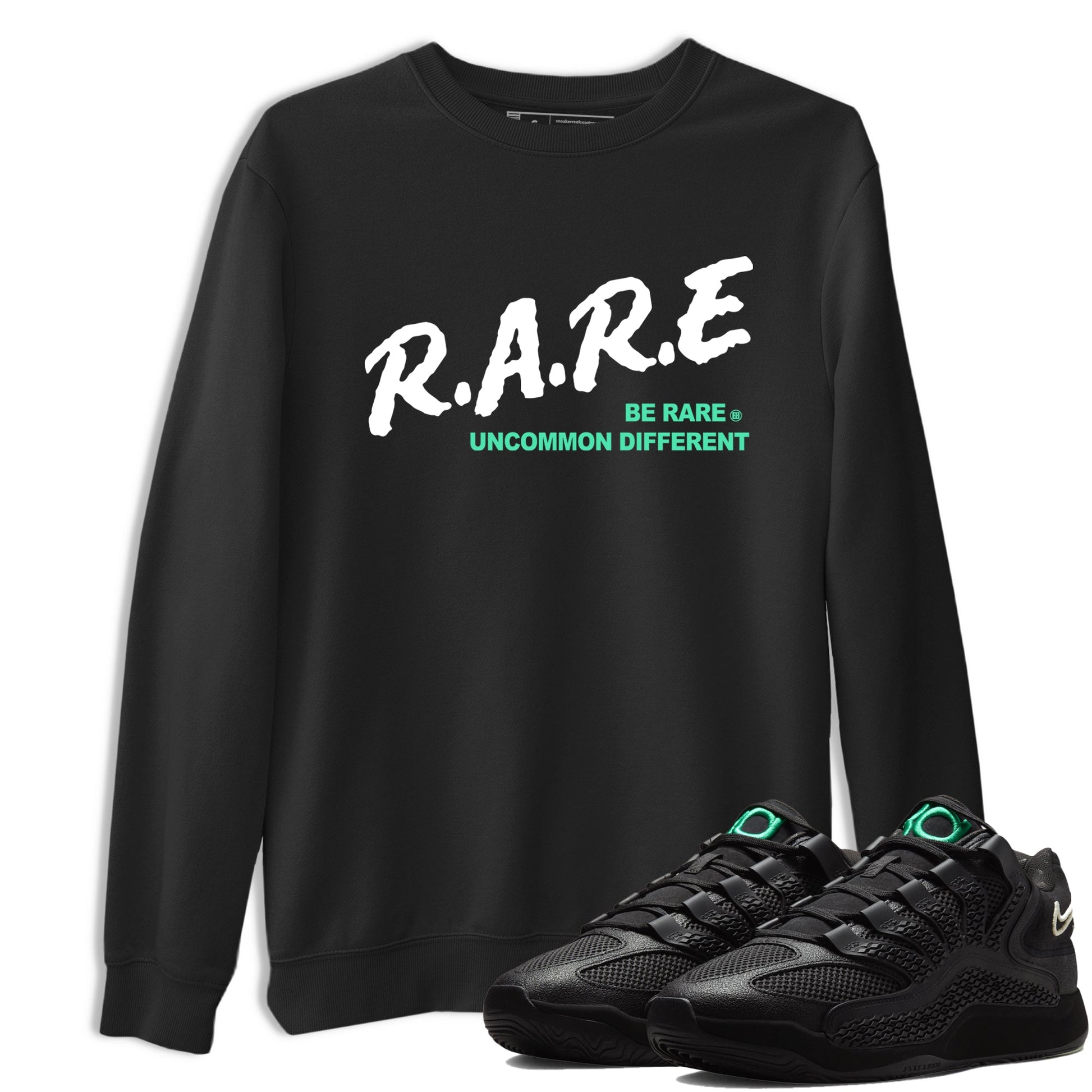 Sneaker Threads – Sneaker Tees To Match Nike KD 18 Black Label – Be Rare Uncommon Different Graphic Tee Black 1. Perfect for Jordan releases 2025 colorways. erfect for Kevin Durant basketball sneaker releases and all-black performance colorways for 2025 hoopers.