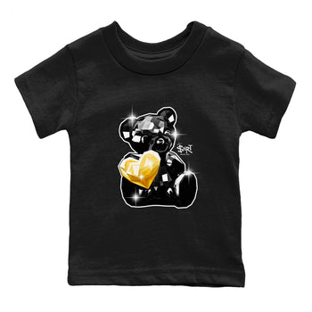 1s Black Metallic Gold shirts to match jordans Bear Germ sneaker match tees Jordan 1 High OG Black and Gold SNRT Sneaker Tees streetwear brand Baby and Youth Black 2 cotton tee