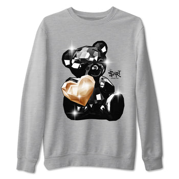 Foams One Metallic Copper shirts to match jordans Bear Germs sneaker match tees Air Foamposite One Metallic Copper match shoes to clothes SNRT Sneaker Tees unisex cotton Heather Grey 2 shirts