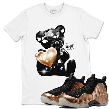 Foams One Metallic Copper shirts to match jordans Bear Germs sneaker match tees Air Foamposite One Metallic Copper match shoes to clothes SNRT Sneaker Tees unisex cotton White 1 shirts