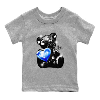 Foams One Royal shirts to match jordans Bear Germs sneaker match tees Air Foamposite One Royal match shoes to clothes SNRT Sneaker Tees Youth Baby Heather Grey 2 tee