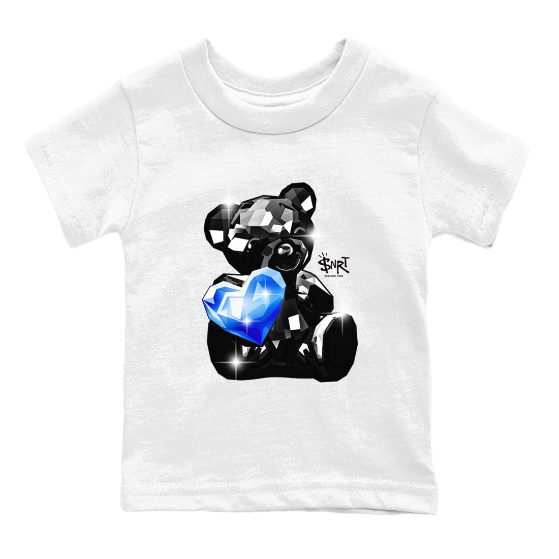Foams One Royal shirts to match jordans Bear Germs sneaker match tees Air Foamposite One Royal match shoes to clothes SNRT Sneaker Tees Youth Baby White 2 tee