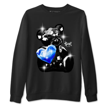 Foams One Royal shirts to match jordans Bear Germs sneaker match tees Air Foamposite One Royal match shoes to clothes SNRT Sneaker Tees unisex cotton Black 2 shirts