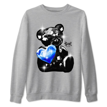 Foams One Royal shirts to match jordans Bear Germs sneaker match tees Air Foamposite One Royal match shoes to clothes SNRT Sneaker Tees unisex cotton Heather Grey 2 shirts