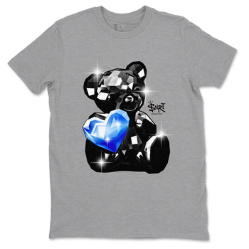 Foams One Royal shirts to match jordans Bear Germs sneaker match tees Air Foamposite One Royal match shoes to clothes SNRT Sneaker Tees unisex cotton Heather Grey 2 shirts