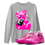 Nike KD 4 Retro Aunt Pearl shirts to match jordans Bear Germs sneaker match tees Nike KD 4 Aunt Pearl match shoes to clothes SNRT Sneaker Tees unisex cotton Heather Grey 1 shirts