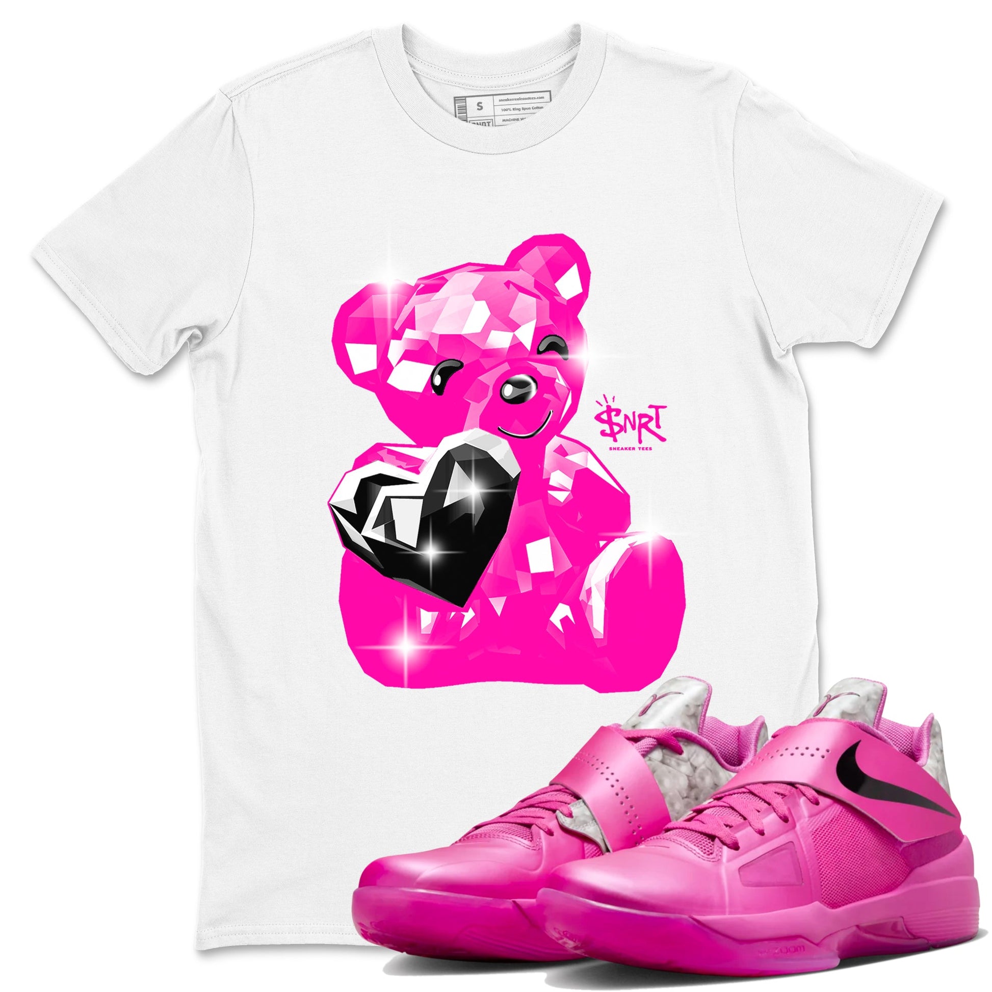 Nike KD 4 Retro Aunt Pearl shirts to match jordans Bear Germs sneaker match tees Nike KD 4 Aunt Pearl match shoes to clothes SNRT Sneaker Tees unisex cotton White 1 shirts