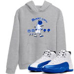 12s Blueberry shirts to match jordans Berry Cool sneaker match tees Air Jordan 12 Blueberry SNRT Sneaker Tees streetwear brand Heather Grey 1 unisex cotton tee