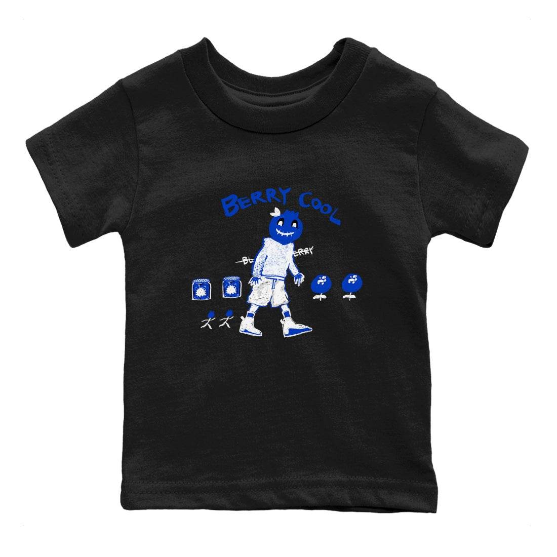 12s Blueberry shirts to match jordans Berry Cool sneaker match tees Air Jordan 12 Blueberry SNRT Sneaker Tees streetwear brand Baby and Youth Black 2 cotton tee