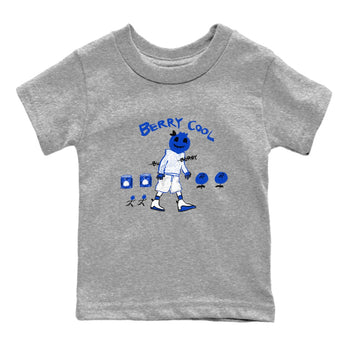 12s Blueberry shirts to match jordans Berry Cool sneaker match tees Air Jordan 12 Blueberry SNRT Sneaker Tees streetwear brand Baby and Youth Heather Grey 2 cotton tee