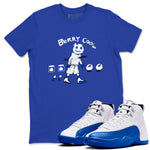 12s Blueberry shirts to match jordans Berry Cool sneaker match tees Air Jordan 12 Blueberry SNRT Sneaker Tees streetwear brand Royal Blue 1 unisex cotton tee