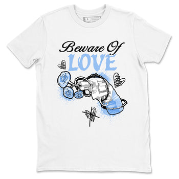 4s Forget Me Not shirts to match jordans Beware Of Love graphic tees Air Jordan 4 Forget Me Not match shoes to clothes SNRT Sneaker Tees unisex cotton White 2 shirts