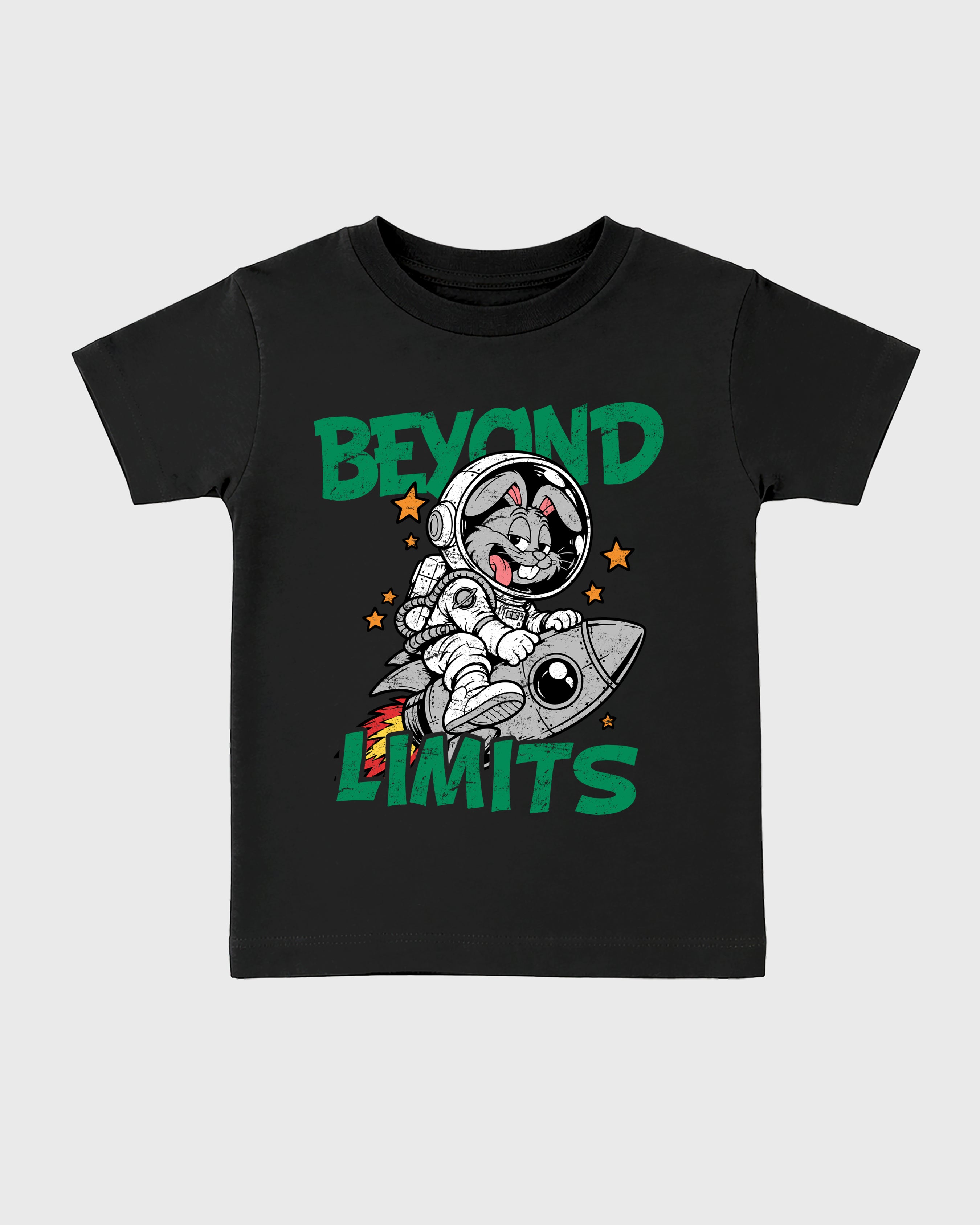Beyond Limits Baby & Kids Graphic T-Shirt featuring original artwork designed to match the Air Jordan 11 Green Screen. Black 2 Kids Graphic Tee.