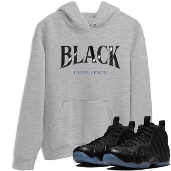 Basketball Graphic Tee – Sneaker Tees To Match Air Foamposite One Carbon Fiber – Black Excellence Graphic Tee Heather Grey 1. Perfect for Foamposite releases 2025 colorways.