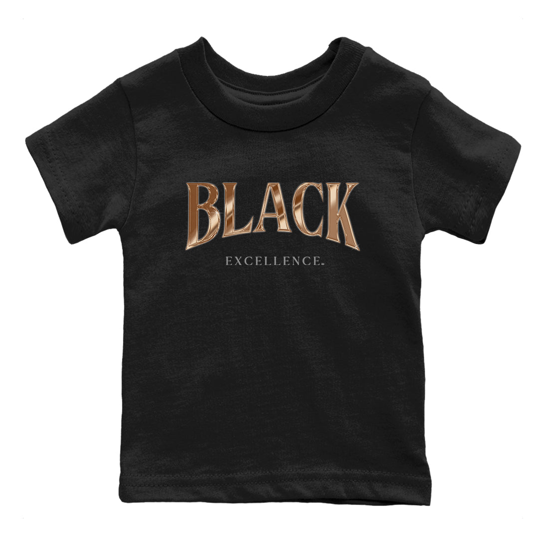Foams One Metallic Copper shirts to match jordans Black Excellence best t shirts to wear with jordans Air Foamposite One Metallic Copper match shoes to clothes SNRT Sneaker Tees Youth Baby Black 2 tee