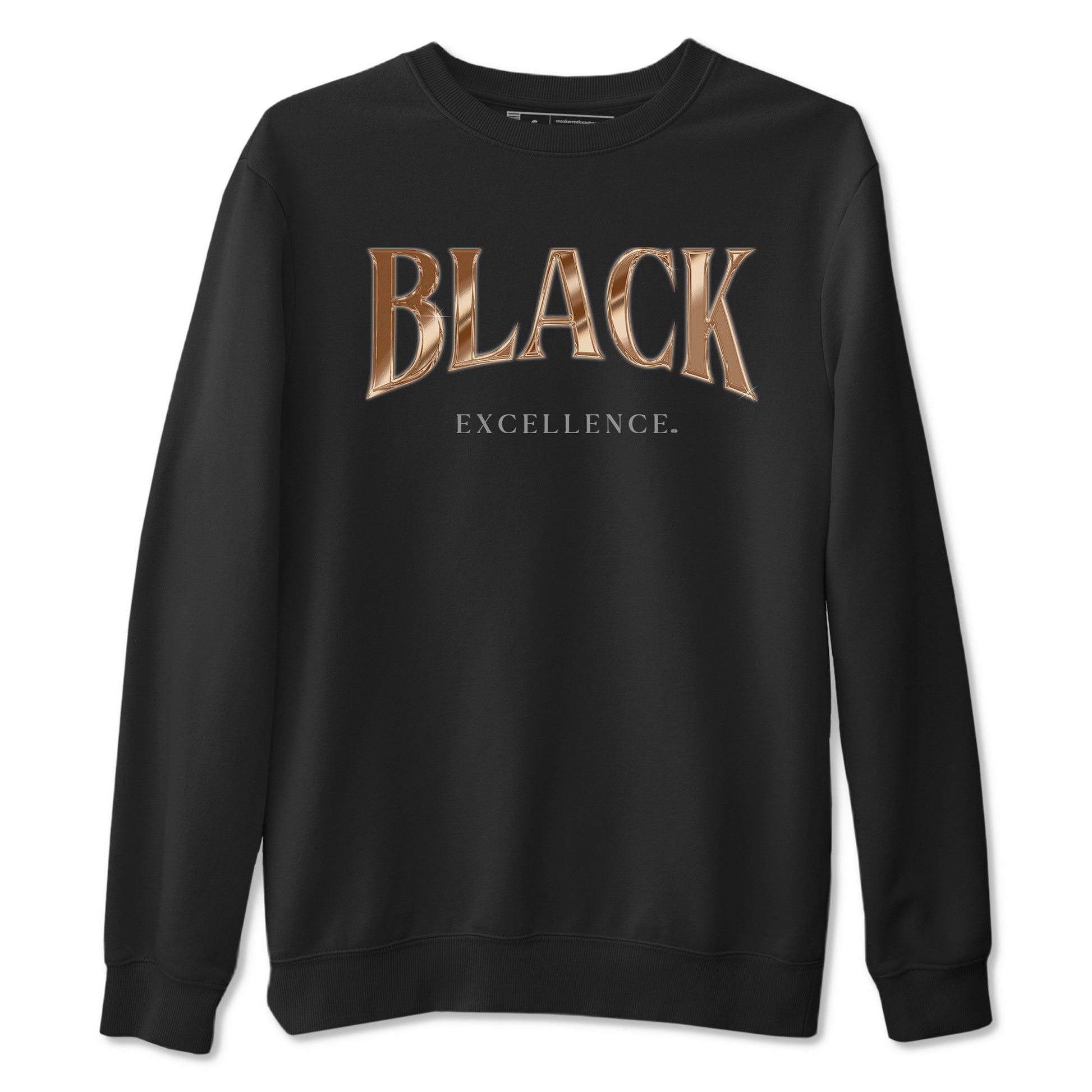 Foams One Metallic Copper shirts to match jordans Black Excellence best t shirts to wear with jordans Air Foamposite One Metallic Copper match shoes to clothes SNRT Sneaker Tees unisex cotton Black 2 shirts